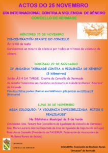 Cartel  Actividades VIOXEN 2015