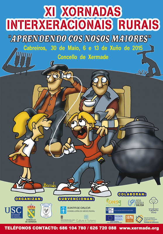 XI Xornadas Interxeracionais Rurais. Aprendendo cos nosos maiores.